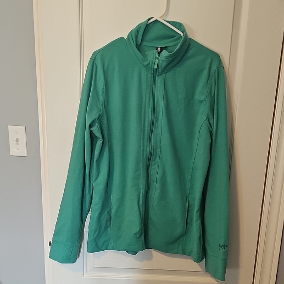 Roots Tops - Roots Teal Green Full-Zip Hoodie Jacket